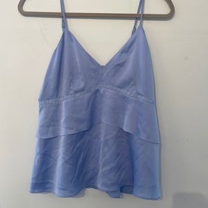Banana Republic light blue tiered cami